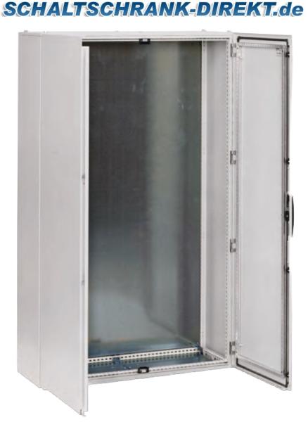 Doppeltür Standschrank 1200x1200x400 mm HBT 2-türig IP55 mit verzinkter Montageplatte